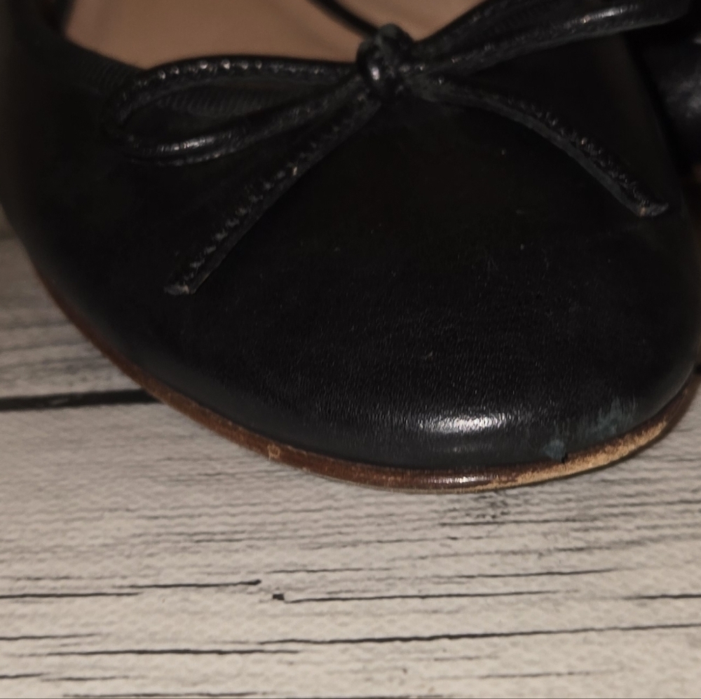 CELINE Paris Black Leather Ballet Flats | Made in Italy | Women’s EU 36 - Picture 6 of 14